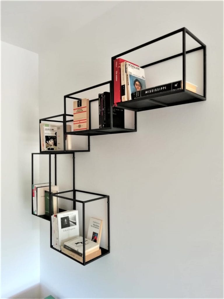 Libreria modulare fatta a mano